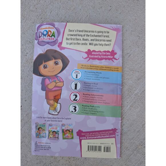 Dora and the Unicorn King (Ready-To-Read Dora the Explorer - Level 1) & Puzzle - Picture 3 of 3